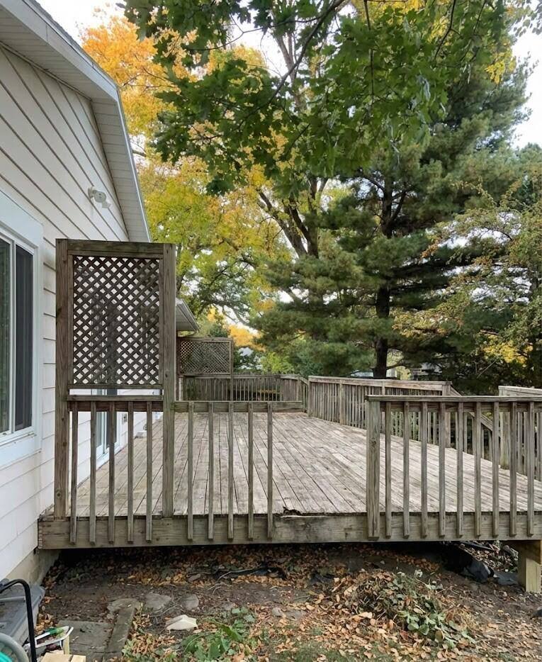 Before Composite Deck Transformation in Sacramento, CA
