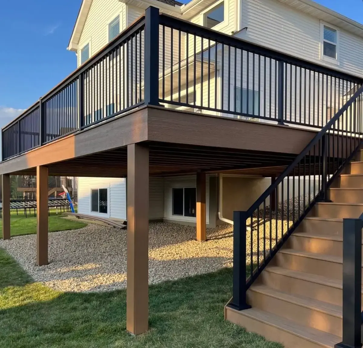 Trex Backyard Deck
