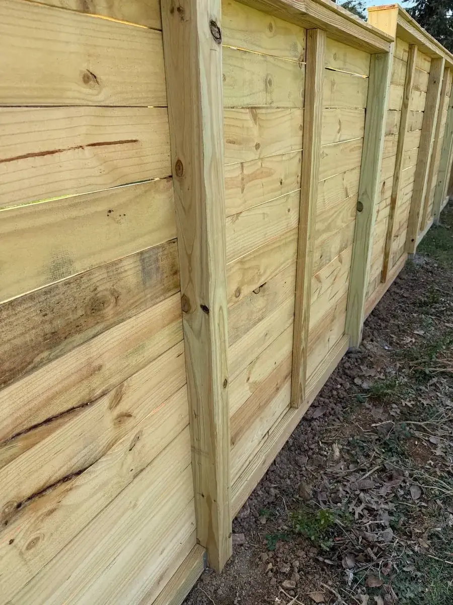 Vertical Wood Fence Installation in Sacramento, CA 2
