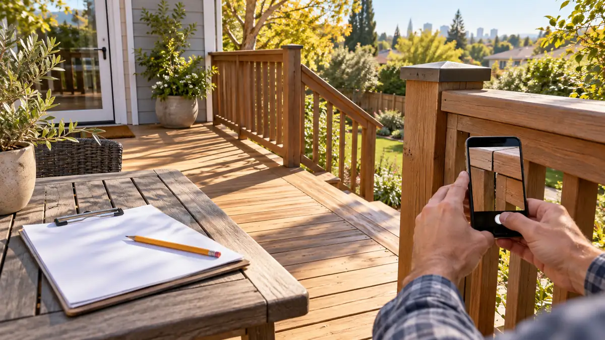 After-Summer Deck Inspection in Sacramento: What to Photograph and Record